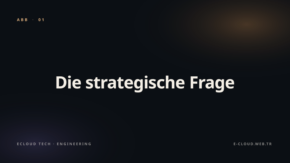 Abbildung 1 — Die strategische Frage — was automatisieren wir, was nicht