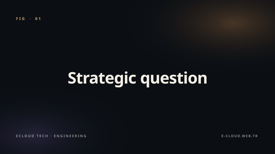 Figure 1 — Strategic question — do you really need blockchain?