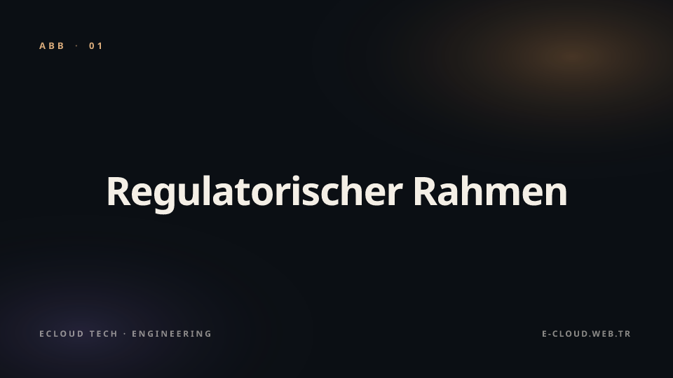 Abbildung 1 — Regulatorischer Rahmen — wer muss, wer nicht