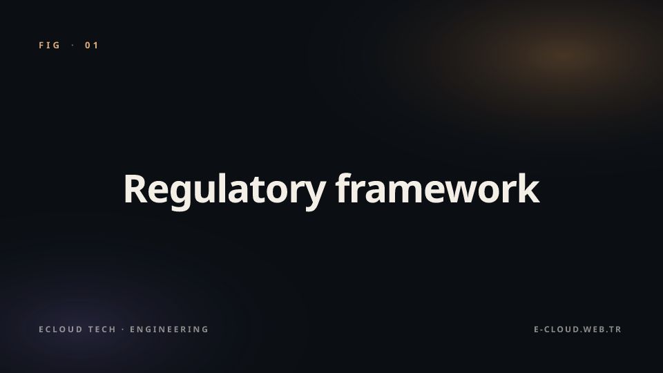 Figure 1 — Regulatory framework — who must, who doesn't